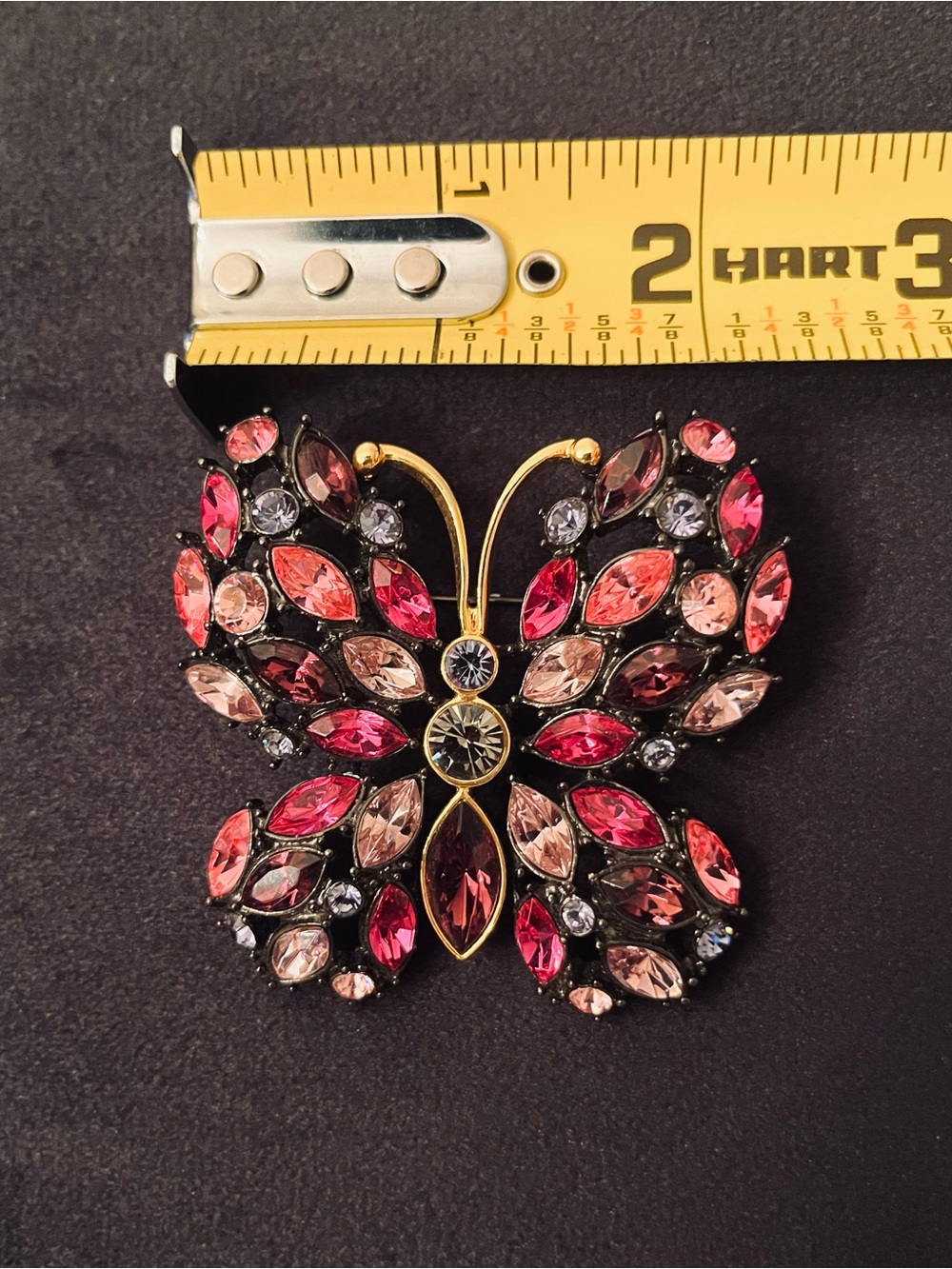 #175 Joan Rivers Classics Collection Spring Butterfly Brooch - Picture 3 of 4